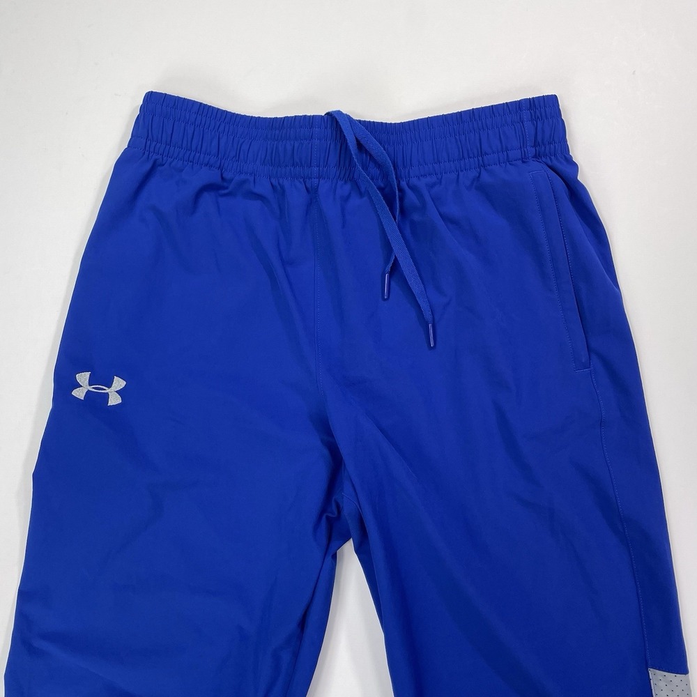 Under Armour Windbreaker Track Pants Mens Size Medium Gym Running Zipper Vented